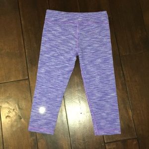Ivivvia purple crop leggings